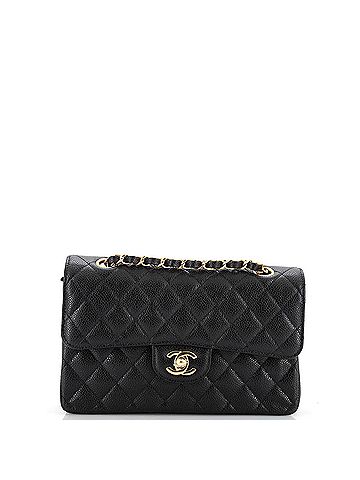 Chanel Chanel Classic Double Flap Bag Quilted Caviar Small  (view 1)