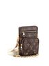 Louis Vuitton 100% Coatead Canvas Brown Louis Vuitton Utility Phone Sleeve Bag Monogram Canvas  One size - photo 3
