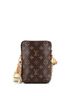 Louis Vuitton 100% Coatead Canvas Brown Louis Vuitton Utility Phone Sleeve Bag Monogram Canvas  One size - photo 4