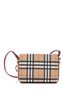 Burberry 100% Coatead Canvas Brown Burberry Hampshire Shoulder Bag Vintage Check Coated Canvas Small  One size - photo 1