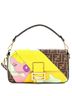 Fendi 100% Coatead Canvas Brown Fendi Antonio Lopez Baguette NM Bag Zucca Coated Canvas with Printed Leather Inlay Medium  One size - photo 1