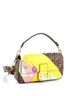 Fendi 100% Coatead Canvas Brown Fendi Antonio Lopez Baguette NM Bag Zucca Coated Canvas with Printed Leather Inlay Medium  One size - photo 3
