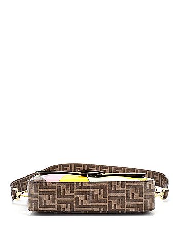 Fendi Fendi Antonio Lopez Baguette NM Bag Zucca Coated Canvas with Printed Leather Inlay Medium  (view 2)