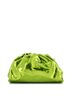 Bottega Veneta 100% Leather Green Bottega Veneta The Pouch Crinkled Metallic Patent  One size - photo 1