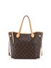 Louis Vuitton 100% Coatead Canvas Brown Louis Vuitton Neverfull NM Tote Monogram Canvas MM  One size - photo 3