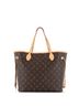 Louis Vuitton 100% Coatead Canvas Brown Louis Vuitton Neverfull NM Tote Monogram Canvas MM  One size - photo 2