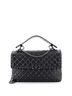 Valentino Garavani 100% Leather Black Valentino Garavani Rockstud Spike Flap Bag Quilted Leather Large  One size - photo 1