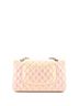 Chanel 100% Leather Pink Chanel Classic Double Flap Bag Quilted Iridescent Lambskin Medium  One size - photo 4