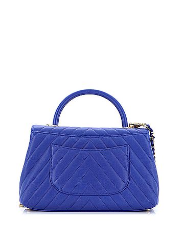 Chanel Chanel Coco Top Handle Bag Chevron Caviar Small  (view 2)