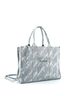 Balenciaga 100% Cotton Blue Balenciaga Hardware Tote Logo Printed Denim Medium  One size - photo 3