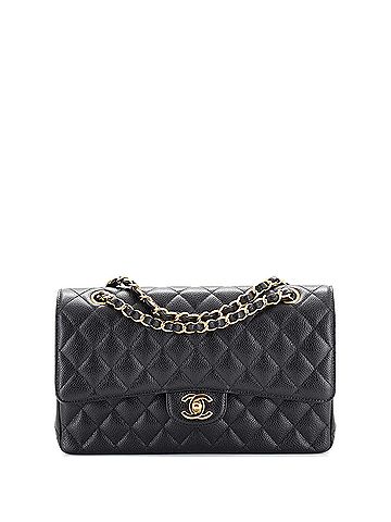 Chanel Chanel Classic Double Flap Bag Quilted Caviar Medium  (view 1)