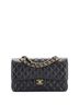 Chanel 100% Leather Black Chanel Classic Double Flap Bag Quilted Caviar Medium  One size - photo 1