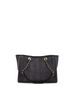 Chanel 100% Cotton Black Chanel Deauville Tote Striped Mixed Fibers Small  One size - photo 4