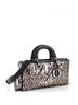 Christian Dior 100% Leather Black Christian Dior Lady D-Joy Bag Sequin Embellished Leather Medium  One size - photo 3