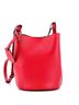 Burberry 100% Leather Red Burberry Lorne Bucket Bag Leather Small  One size - photo 1