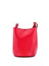 Burberry 100% Leather Red Burberry Lorne Bucket Bag Leather Small  One size - photo 4