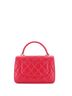 Chanel 100% Leather Pink Chanel Trendy CC Top Handle Bag Quilted Lambskin Small  One size - photo 2