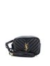 Saint Laurent 100% Leather Black Saint Laurent Lou Belt Bag Matelasse Chevron Leather  One size - photo 1