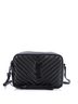 Saint Laurent 100% Leather Black Saint Laurent Lou Camera Bag Matelasse Chevron Leather Small  One size - photo 1