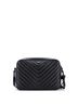 Saint Laurent 100% Leather Black Saint Laurent Lou Camera Bag Matelasse Chevron Leather Small  One size - photo 4