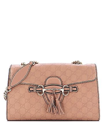 Gucci Emily Chain Flap Bag Guccissima Leather Medium (view 1)
