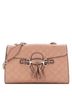 Gucci 100% Leather Pink Emily Chain Flap Bag Guccissima Leather Medium One size - photo 1