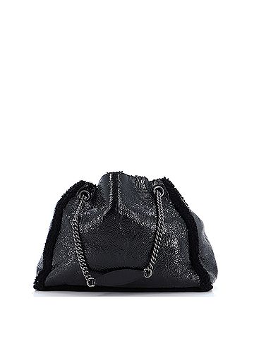 Gucci Soho Chain Strap Shoulder Bag Patent and Shearling Medium (view 2)