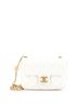 Chanel 100% Leather White Coco de Toi Heart Chain Square Flap Bag Quilted Lambskin Small One size - photo 3