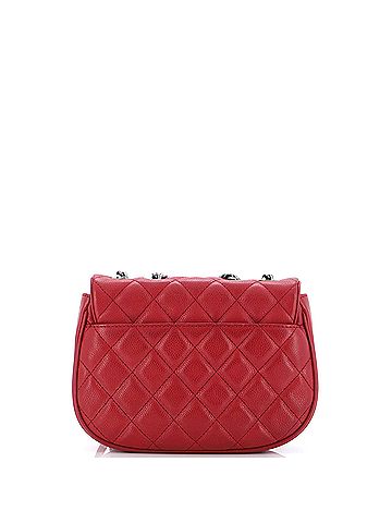 Chanel Casual Pocket Flap Messenger Bag Quilted Calfskin Small (view 2)