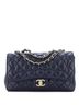 Chanel 100% Leather Blue Mademoiselle Chic Flap Bag Quilted Lambskin Medium One size - photo 3