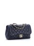 Chanel 100% Leather Blue Mademoiselle Chic Flap Bag Quilted Lambskin Medium One size - photo 2