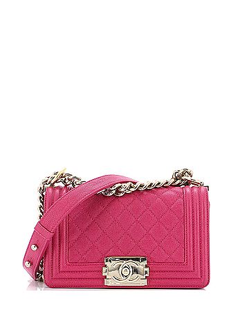 Chanel Boy Flap Bag Quilted Caviar Small (view 1)