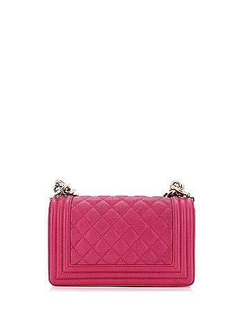 Chanel Boy Flap Bag Quilted Caviar Small (view 2)