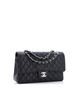 Chanel 100% Leather Black Mobile Art Classic Double Flap Quilted Caviar Medium One size - photo 4