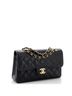 Chanel 100% Leather Black Vintage Classic Double Flap Bag Quilted Caviar Small One size - photo 4