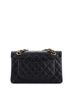 Chanel 100% Leather Black Vintage Classic Double Flap Bag Quilted Caviar Small One size - photo 2