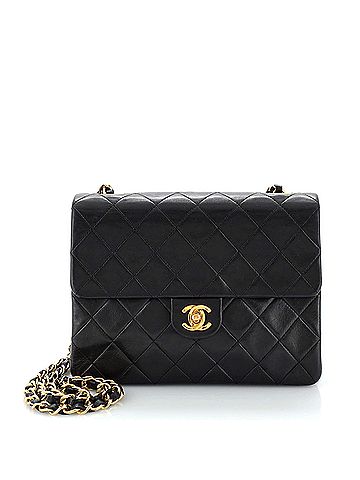 Chanel Vintage Square Classic Flap Bag Quilted Lambskin Small (view 1)
