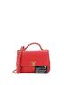Chanel 100% Leather Red Chain Infinity Top Handle Bag Quilted Lambskin Small One size - photo 4