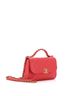 Chanel 100% Leather Red Chain Infinity Top Handle Bag Quilted Lambskin Small One size - photo 2