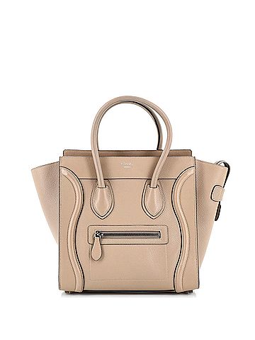 Céline Luggage Bag Grainy Leather Micro (view 2)