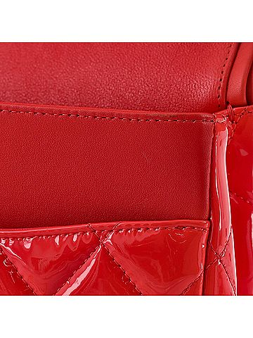 Chanel Classic Double Flap Bag Quilted Patent Jumbo (view 2)