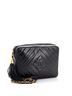 Chanel 100% Leather Black Vintage Diamond CC Camera Bag Diagonal Quilted Leather Medium One size - photo 2