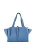 Céline 100% Leather Blue Tri-Fold Shoulder Bag Grained Calfskin Small One size - photo 3