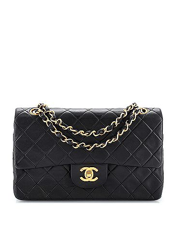 Chanel Vintage Classic Double Flap Bag Quilted Lambskin Small (view 1)