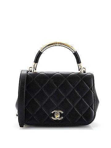 Chanel Carry Chic Flap Bag Quilted Lambskin Mini (view 1)