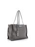 Prada 100% Leather Gray Etiquette Tote Glace Calf Large One size - photo 4