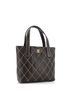 Chanel 100% Leather Brown Surpique Tote Quilted Leather Small One size - photo 4