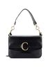 Chloé 100% Leather Black C Double Carry Bag Leather Small One size - photo 1
