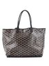 Goyard 100% Coatead Canvas Black Anjou Reversible Tote Coated Canvas PM One size - photo 4