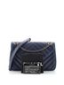 Chanel 100% Leather Blue Pyramid CC Flap Bag Chevron Lambskin Small One size - photo 4